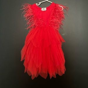 EC Lola + the Boys Gigi red dress size 4-5